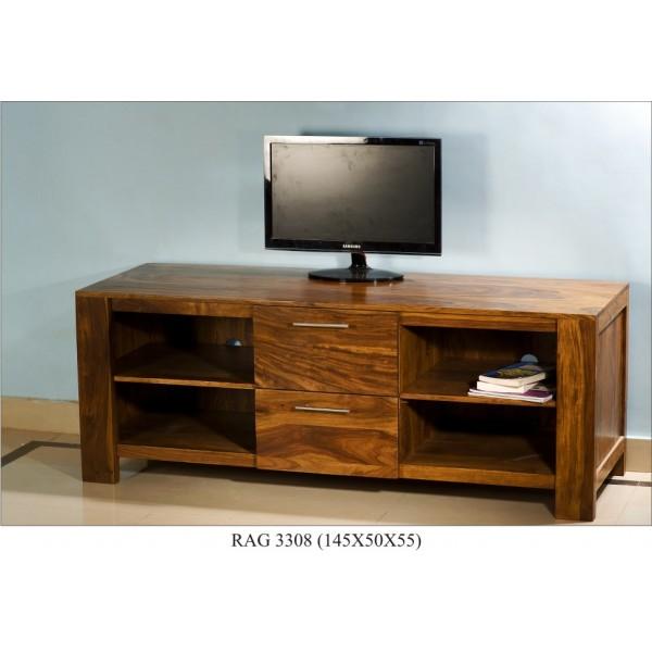 Sheesham Wood 2-drawer Tv Unit