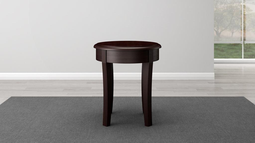 WENGE CHERRY WOOD END TABLE