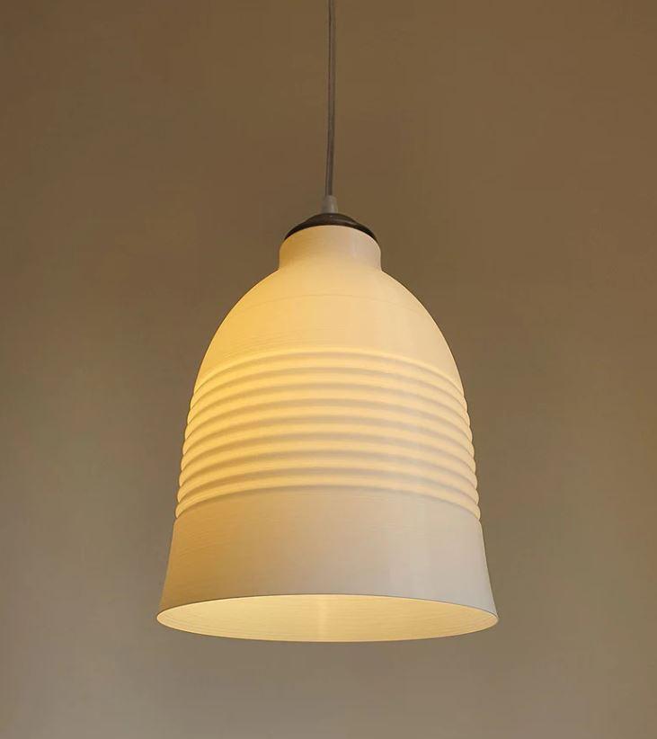 Bell-lit Pendant Light