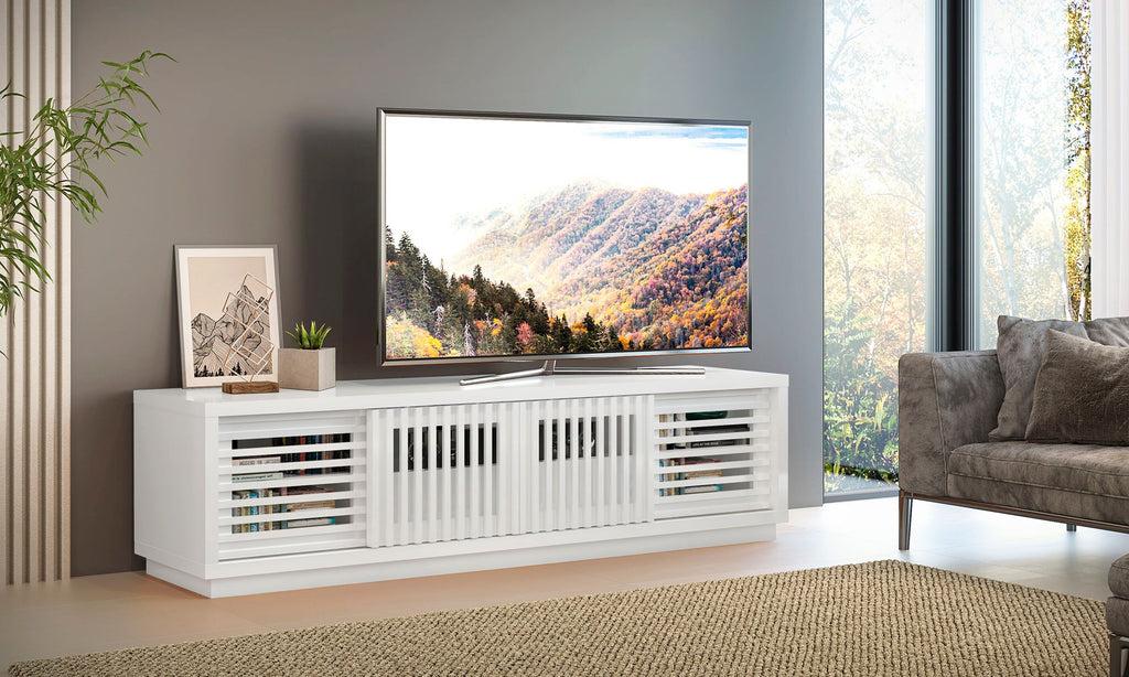 WHITE LACQUER MEDIA CONSOLE