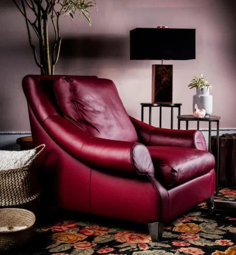 Modern Leather Designer Armchair