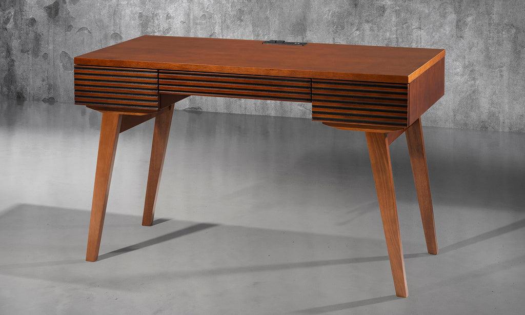 Mid-century Modern Cherry Writing Desk