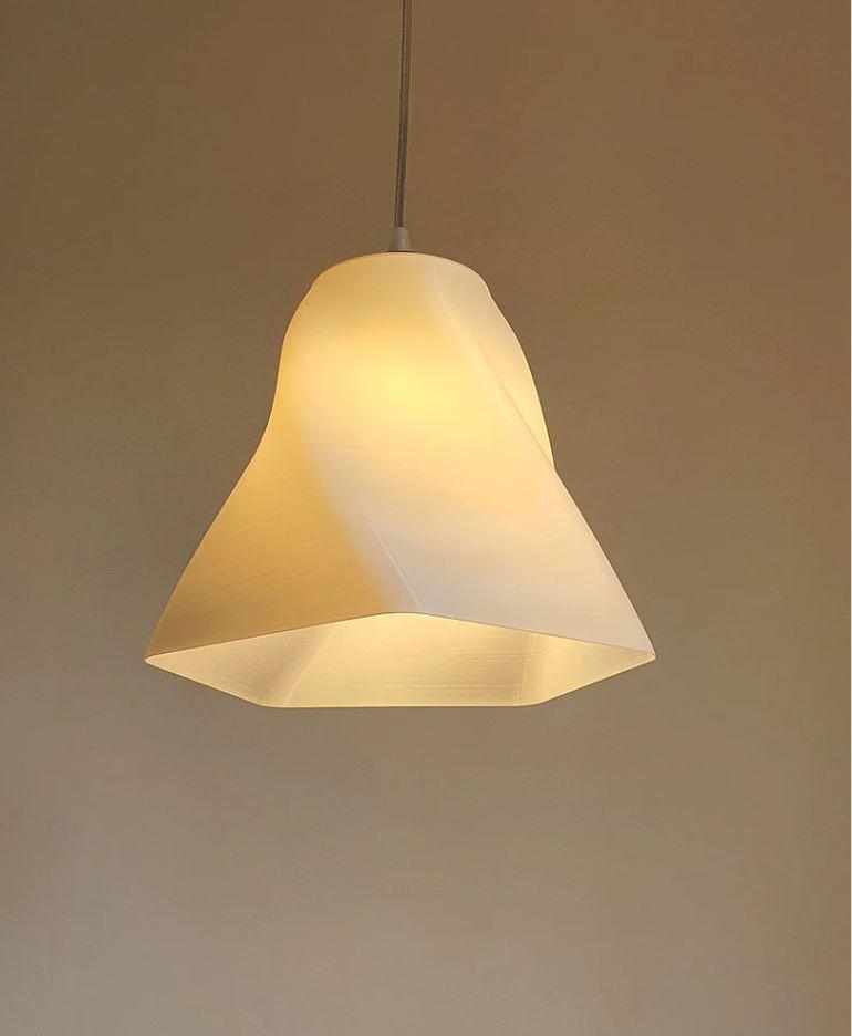 Flowy Twist Pendant Light