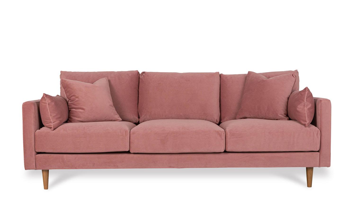 Anna Velvet 3 Seat Sofa