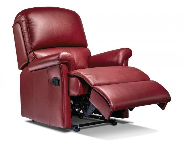 Nevada Small Leather Recliner