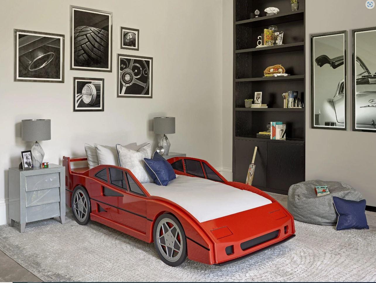 The Dragons RC79 - Single Racing Car Bed In Red