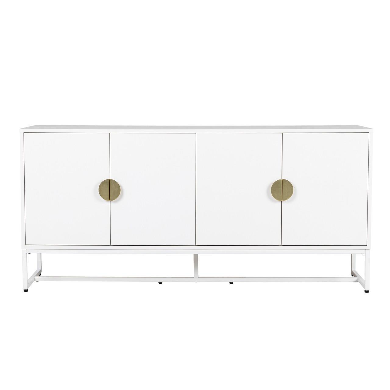 Erick 160cm 4-door Storage Sideboard Buffet - White