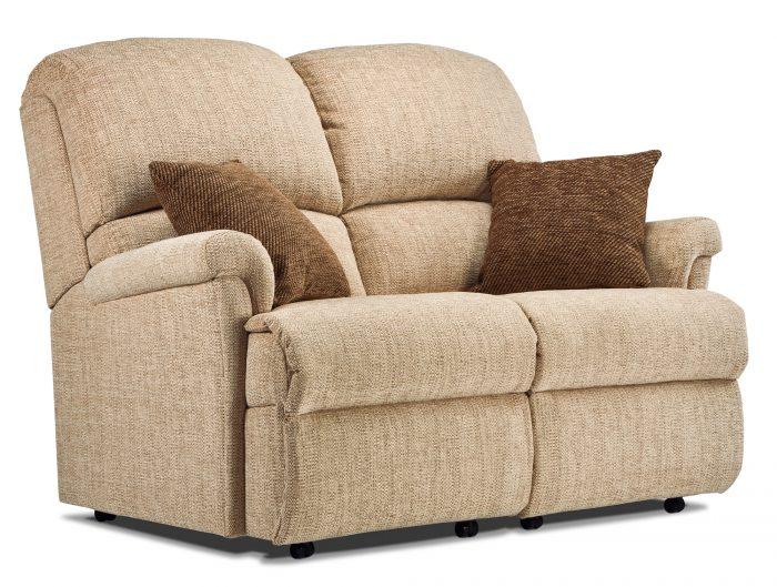 Nevada Small Fabric Fixed 2-seater Settee