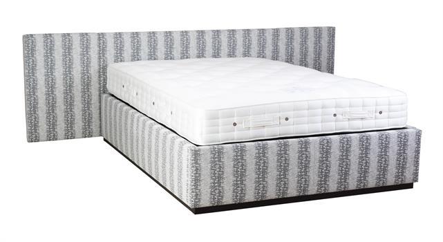 PTE3-150  Pathe Bed & 3-Panel Headboard With Black Mattress Platform - (For 150cm X 200cm Mattress)