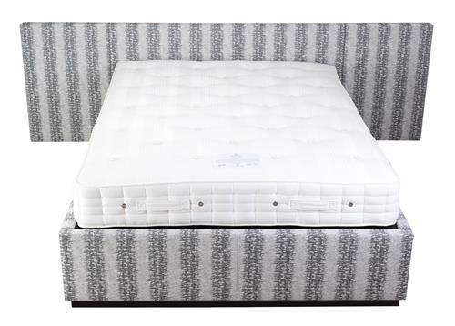 PTE3-150  Pathe Bed & 3-Panel Headboard With Black Mattress Platform - (For 150cm X 200cm Mattress)