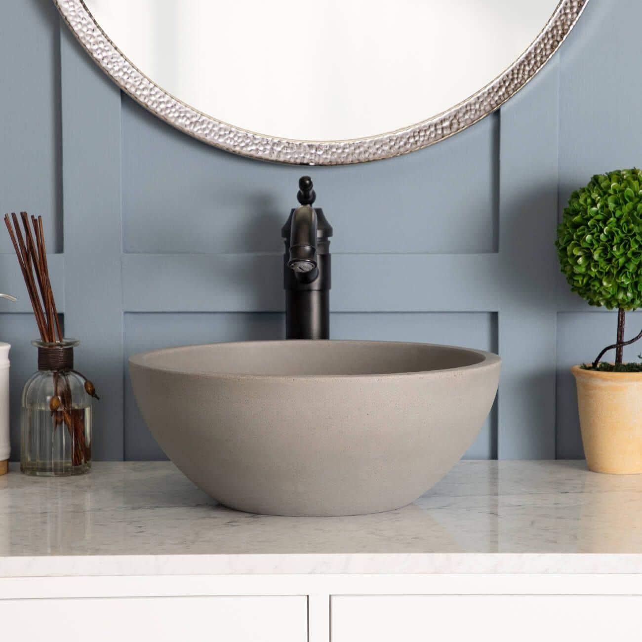 PORTLAND COLLECTION 14 INCH CONCRETE VESSEL SINK