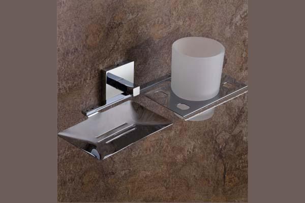Soap Dish With Tumbler Holder
