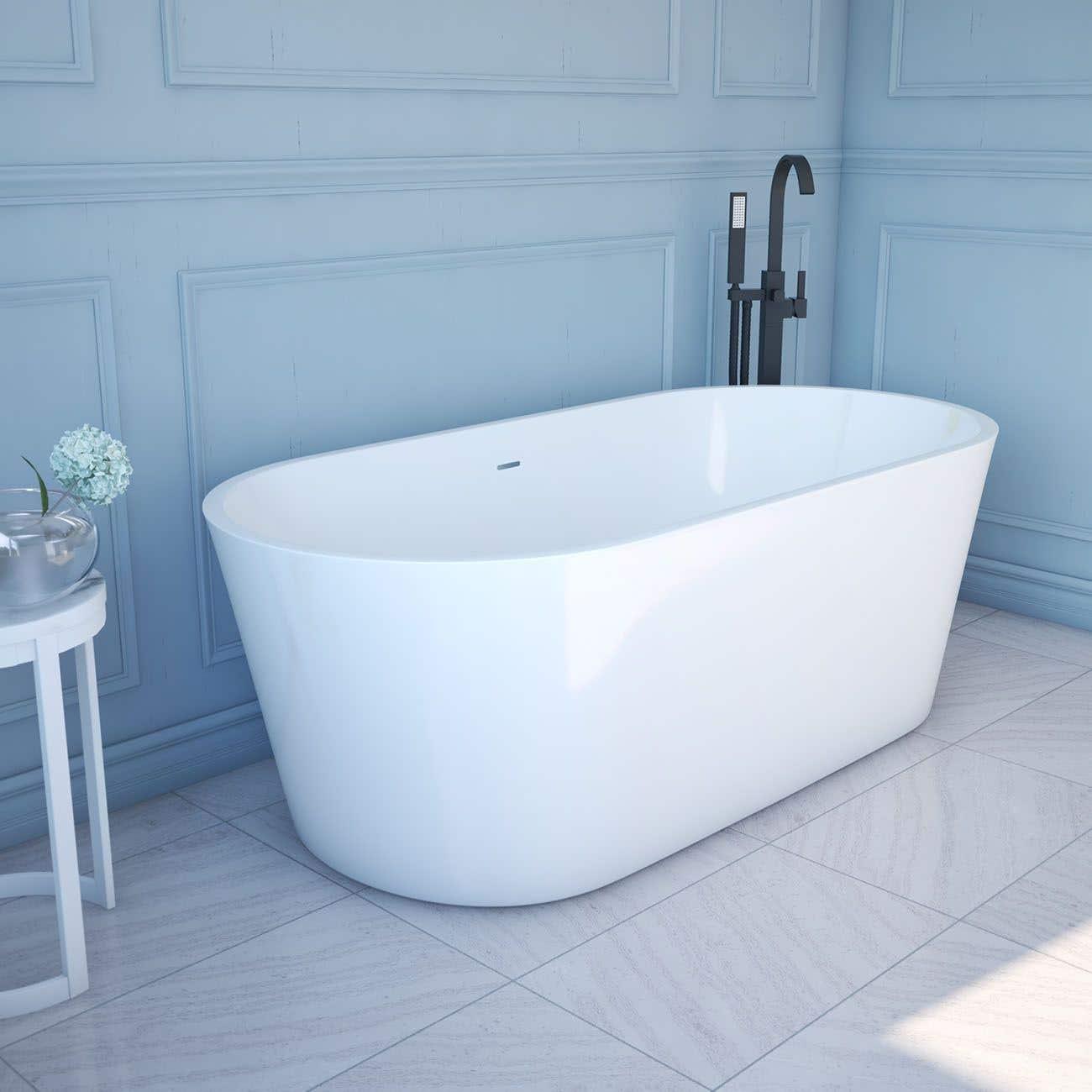 Mia Freestanding Acrylic Soaking Tub