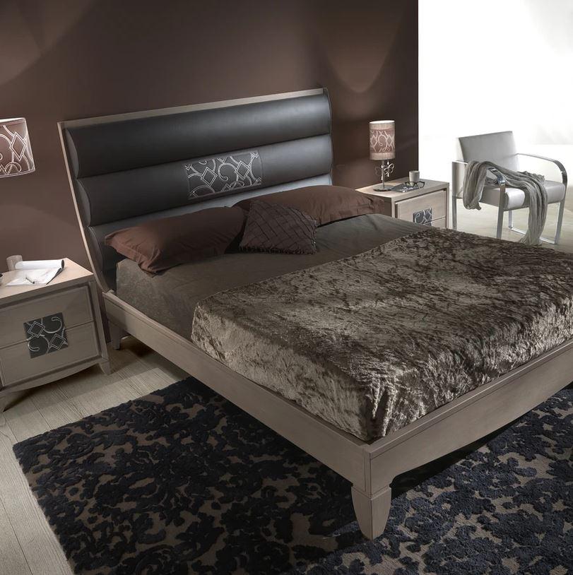 Contemporary Style Ash Double Bed