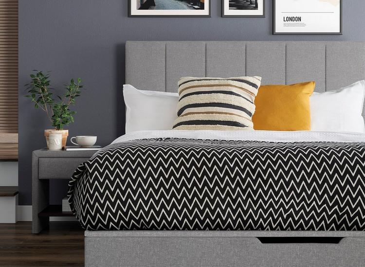 Ealing Upholstered Ottoman Bed Frame