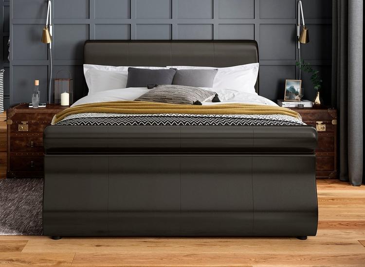 Detroit Upholstered Sleigh Bed Frame