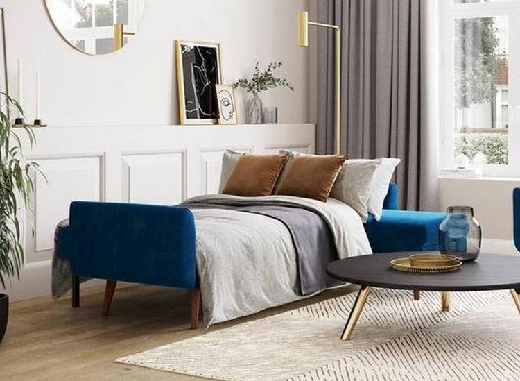 Gallway 3-Seater Corner Clic-Clac Sofa Bed