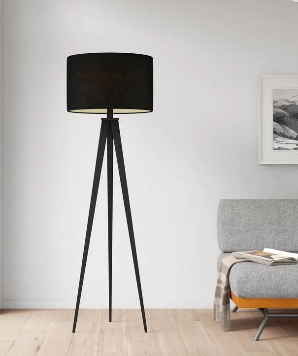 Black Tripod Floor Lamp