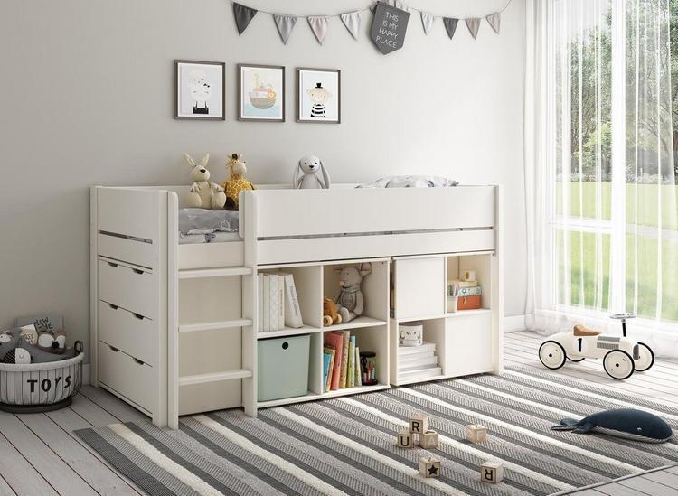 Anderson Mid Sleeper Bed Frame With Storage & Drawers