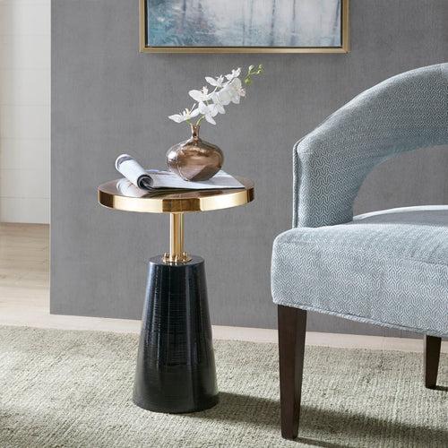 20inch Black & Gold Side Table