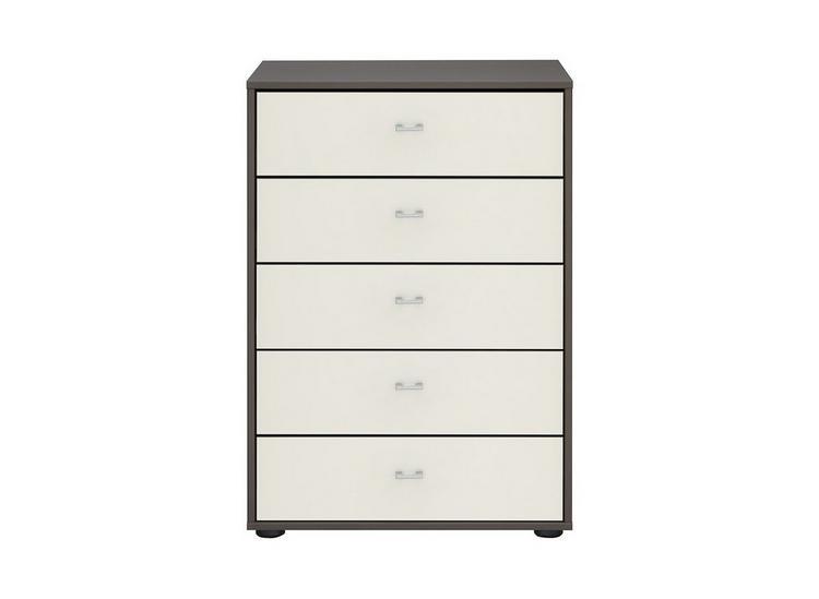 Memphis 5-drawer Chest - Grey