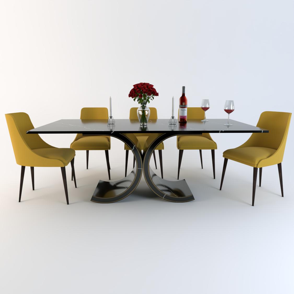 Maranello Stone Dining Table