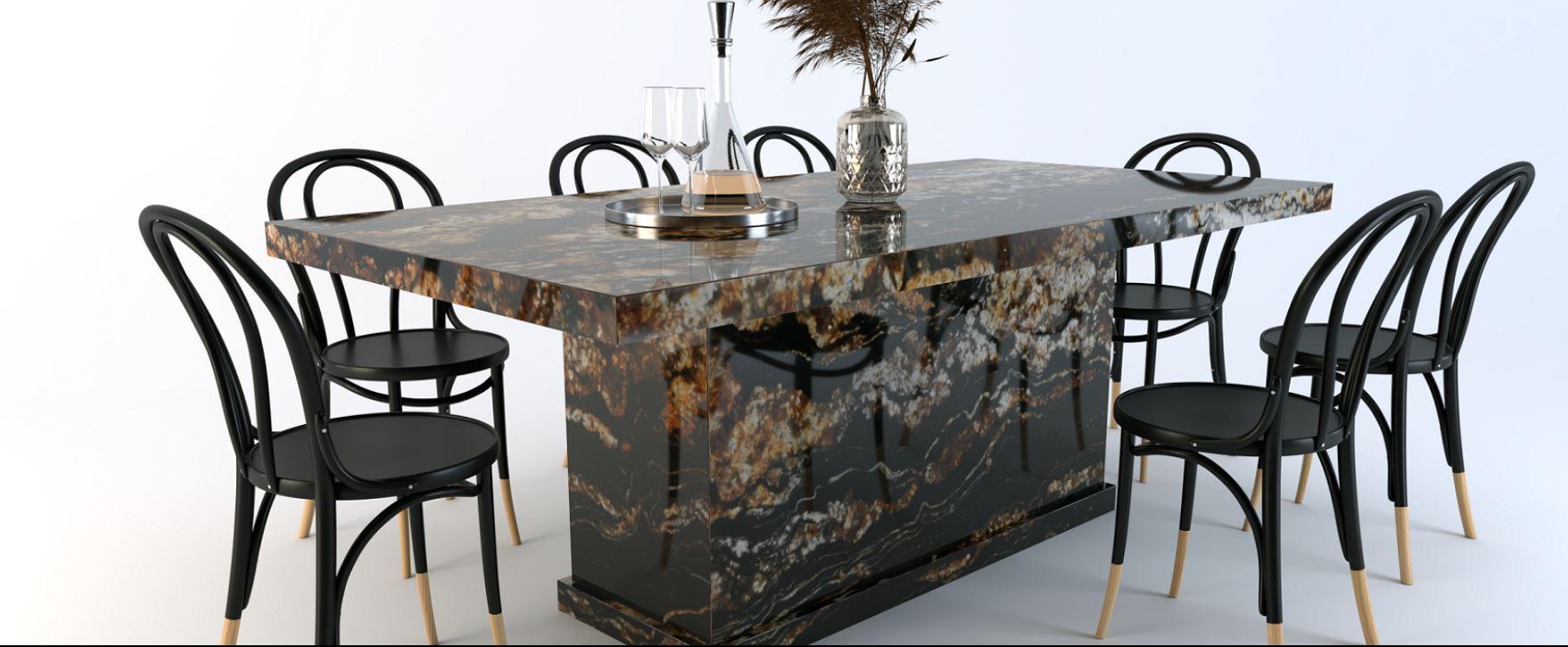 Athena Stone Dining Table