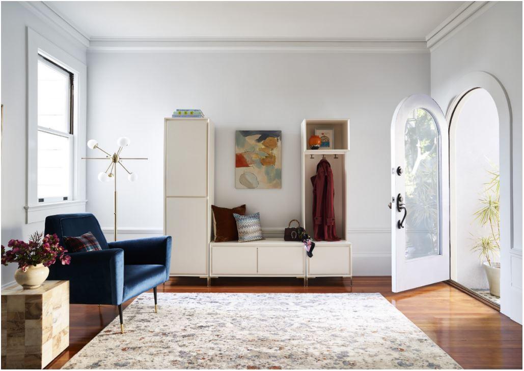 Edwardian Beauty: Speakeasy-Inspired Home Office & Luxurious Foyer