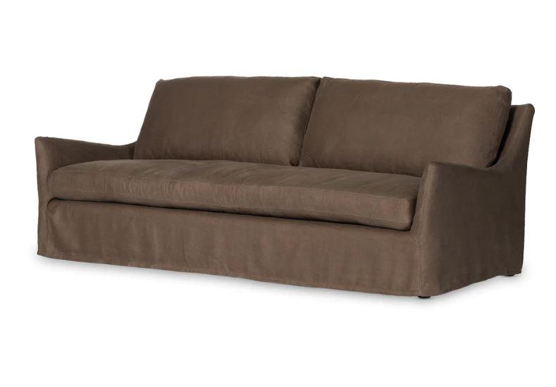 Monette Slipcovered Sofa Coffee Linen