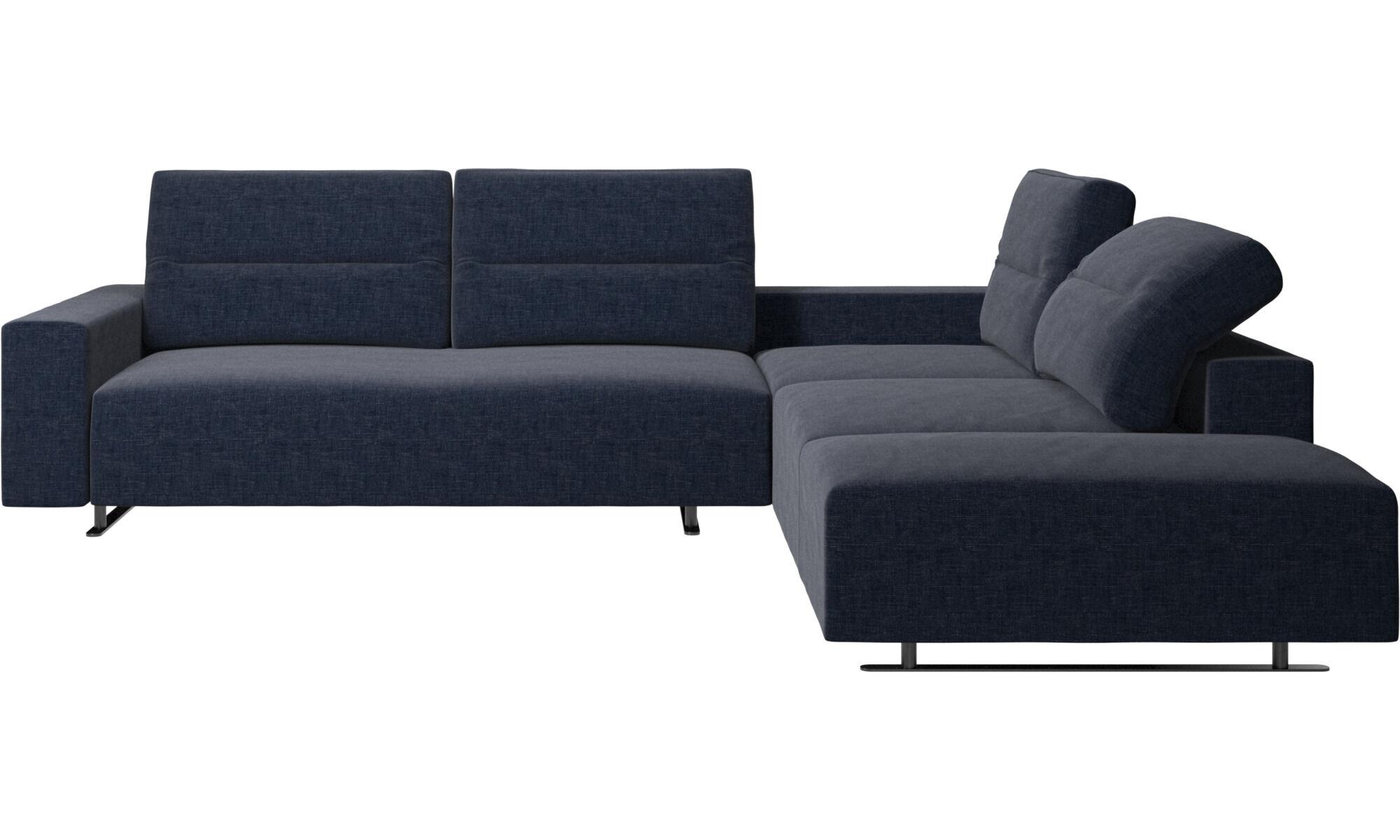 HAMPTON CORNER SOFA WITH ADJUSTABLE BACK AND STORAGE ON LEFT SIDE