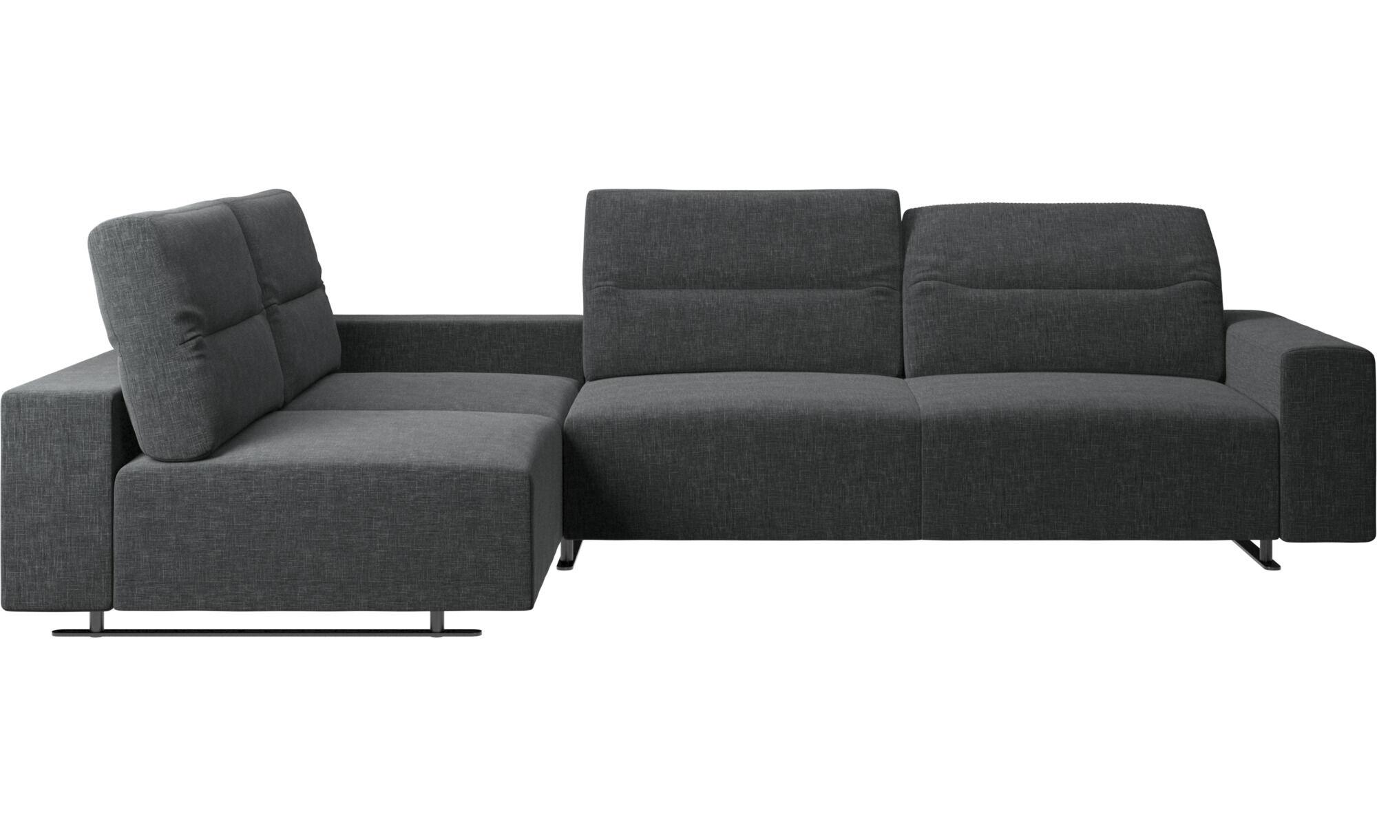 HAMPTON CORNER SOFA WITH ADJUSTABLE BACK AND STORAGE ON LEFT SIDE