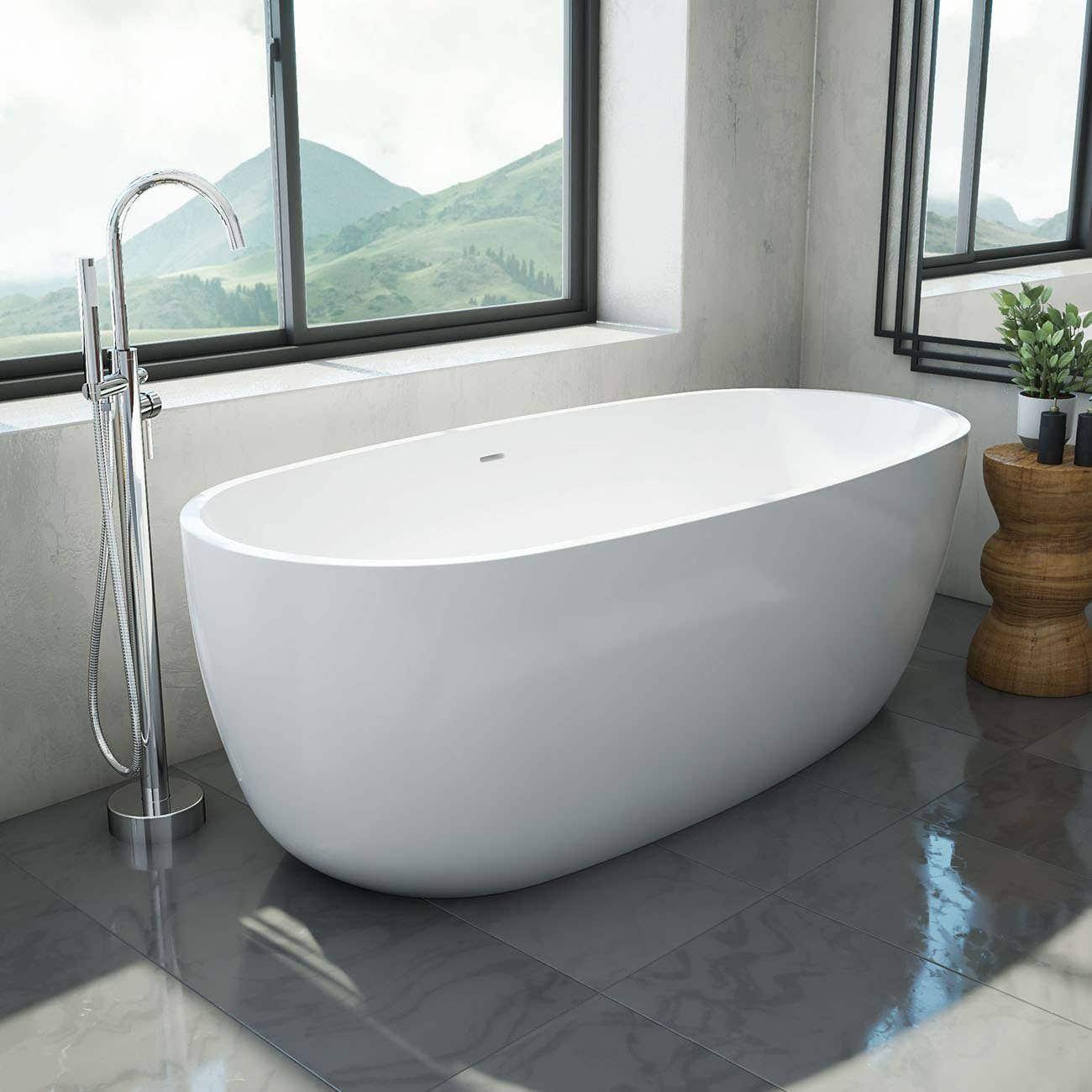 Zoey Acrylic Double Ended Freestanding Tub