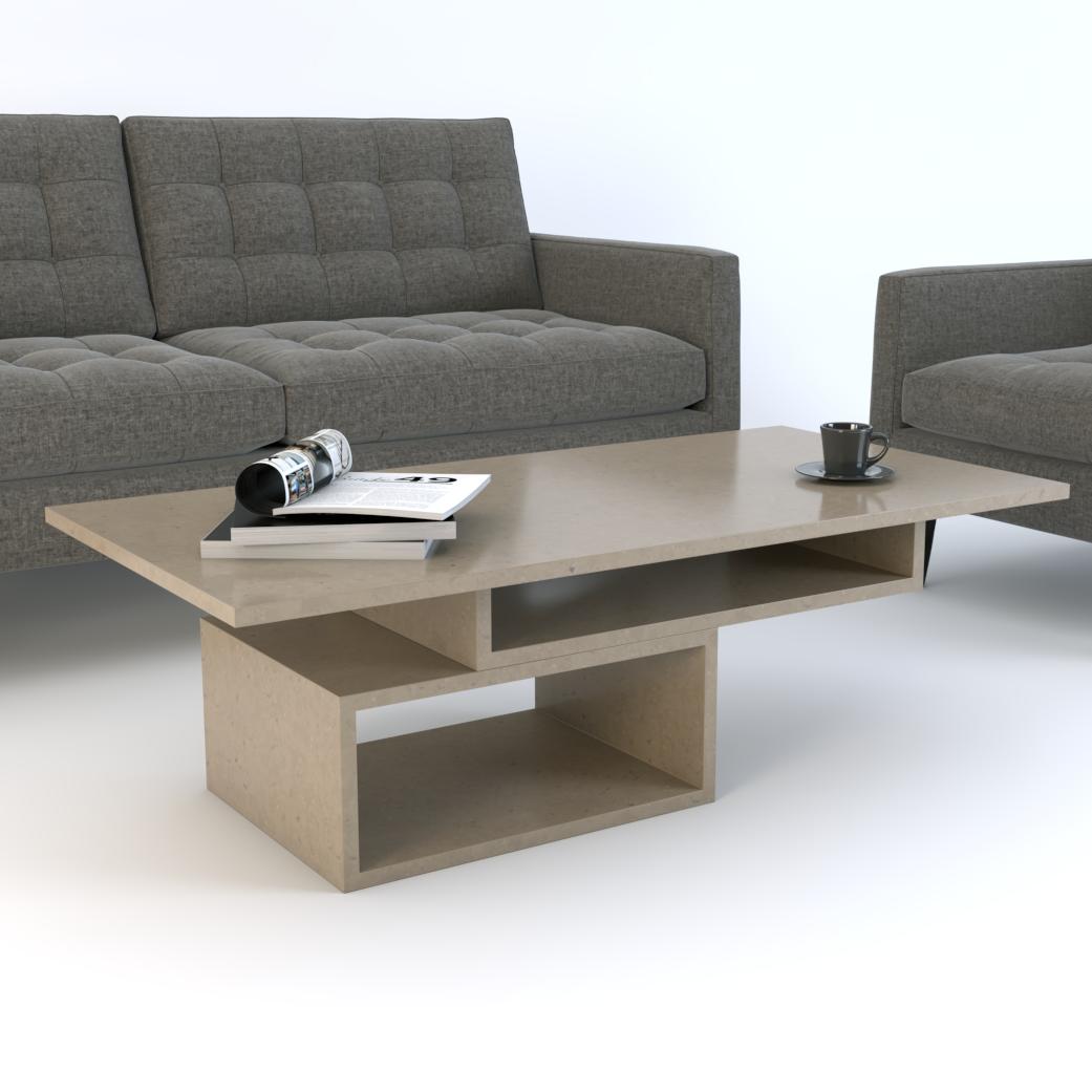 Piazza Stone Coffee Table