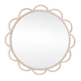 The Rattan Daisy Mirror – Large