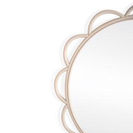 The Rattan Daisy Mirror – Large