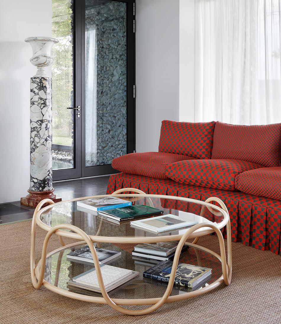 The Rattan Ribbon Table