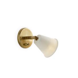 The Swivel Picture Wall Light – With Porcelain Shade