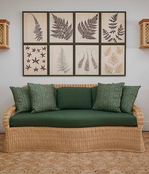 The Rattan Lily Sofa