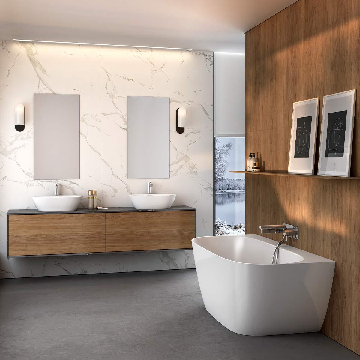 Victoria + Albert Lussari 1600 Back To Wall Bath