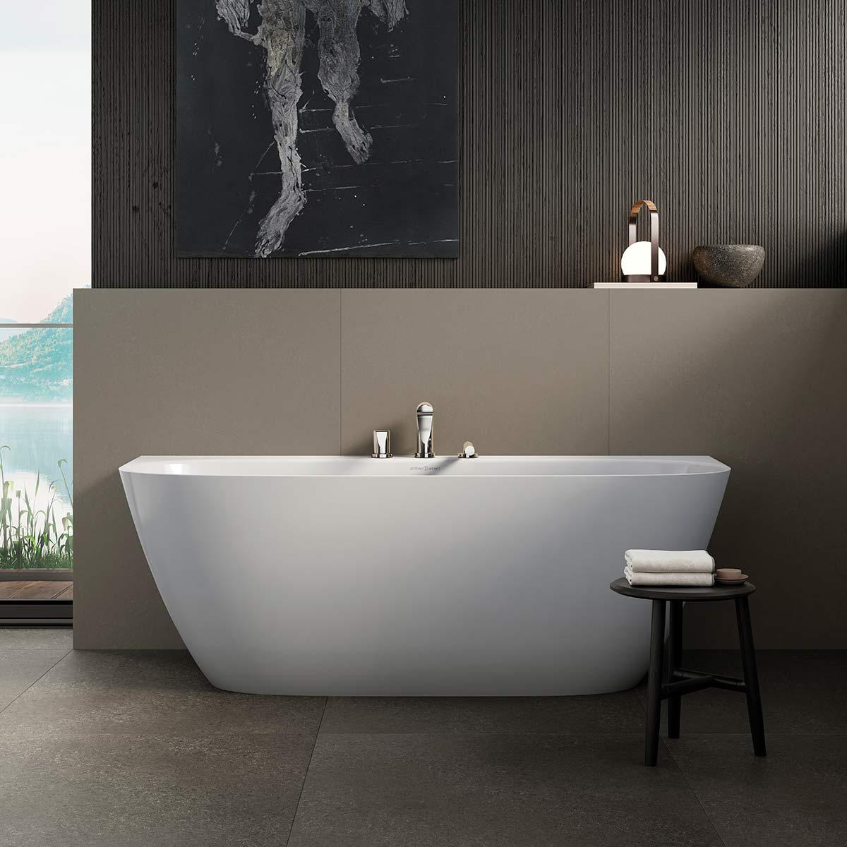 Victoria + Albert Lussari 1700 Back To Wall Bath