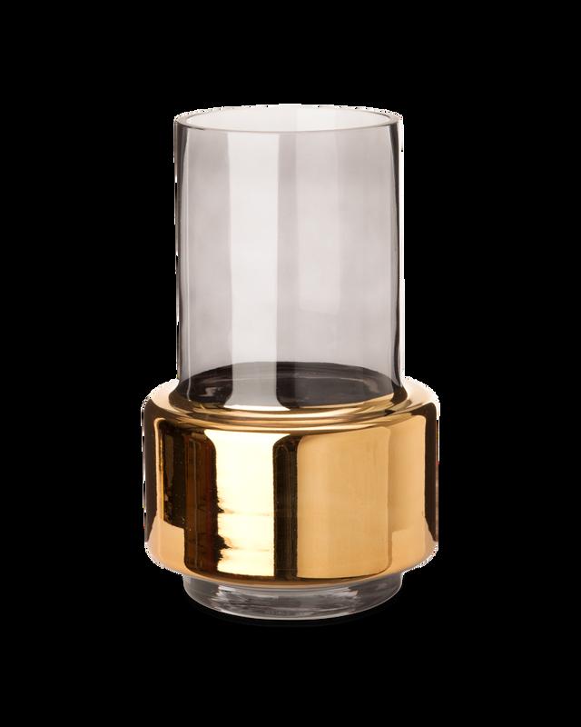 Smoked Gold Lobby Vase - S